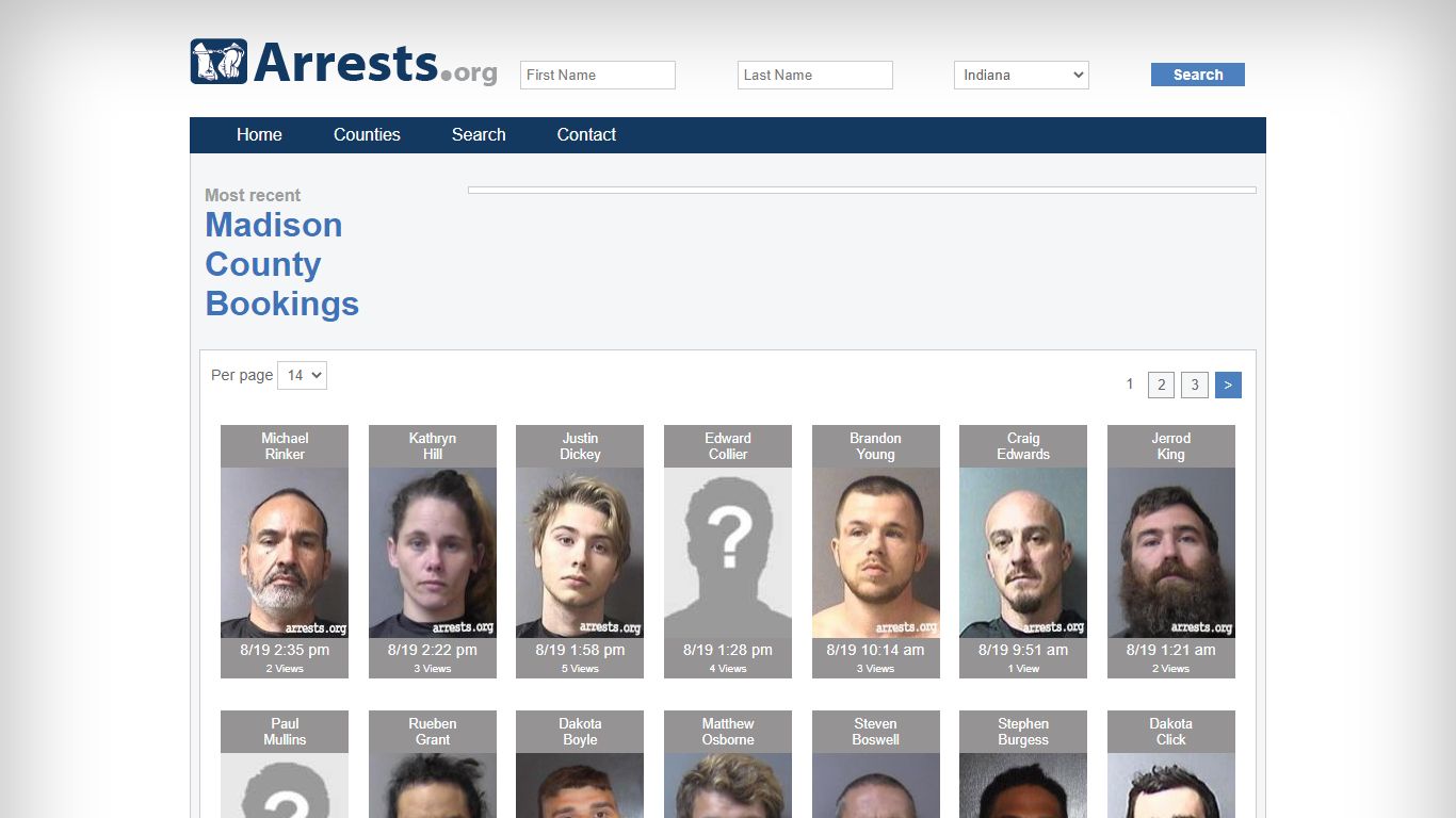 Madison County Arrests and Inmate Search